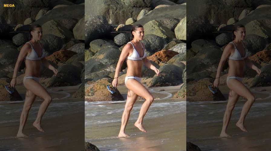 Pippa Middleton shows off her bikini body and flat abs less than three months after giving birth
