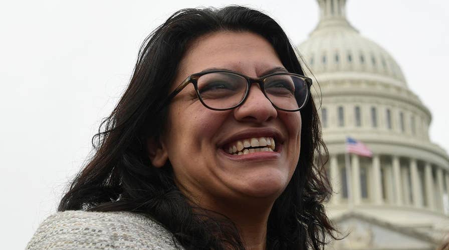 Newly elected Michigan Democrat Congresswoman Rashida Tlaib crudely calls for President Trump’s impeachment at a rally