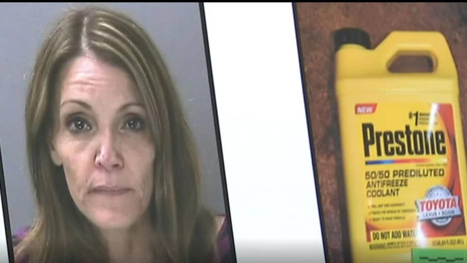 Long Island mother caught on camera trying to poison her estranged husband with antifreeze