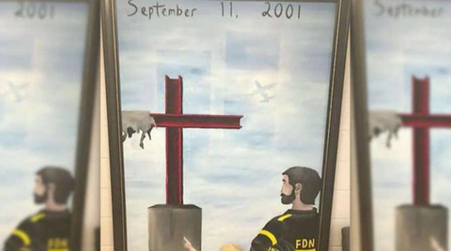 Atheist group says painting of Ground Zero Cross at Missouri courthouse is unconstitutional