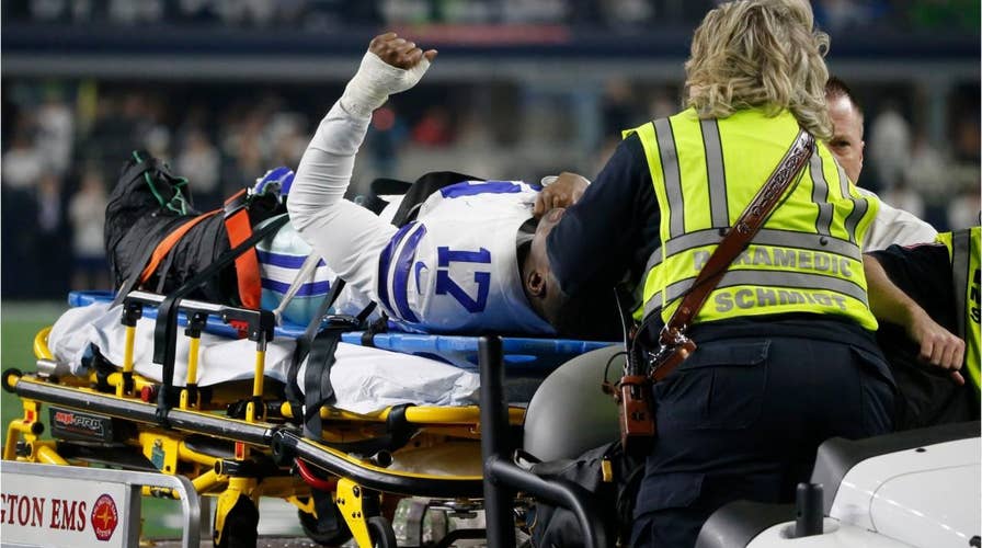 Dallas Cowboys player Allen Hurns suffers gruesome leg injury