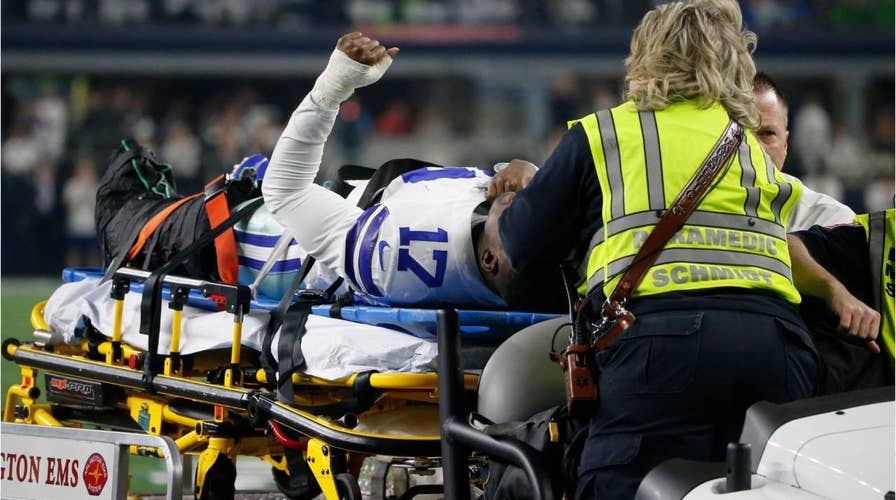 Dallas Cowboys player Allen Hurns suffers gruesome leg injury