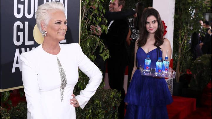 Fiji Water girl steals Golden Globes spotlight from celebrities