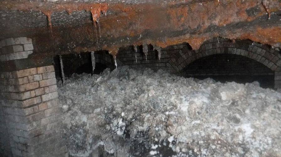 Giant mass of fat and garbage blocking sewer in England is discovered