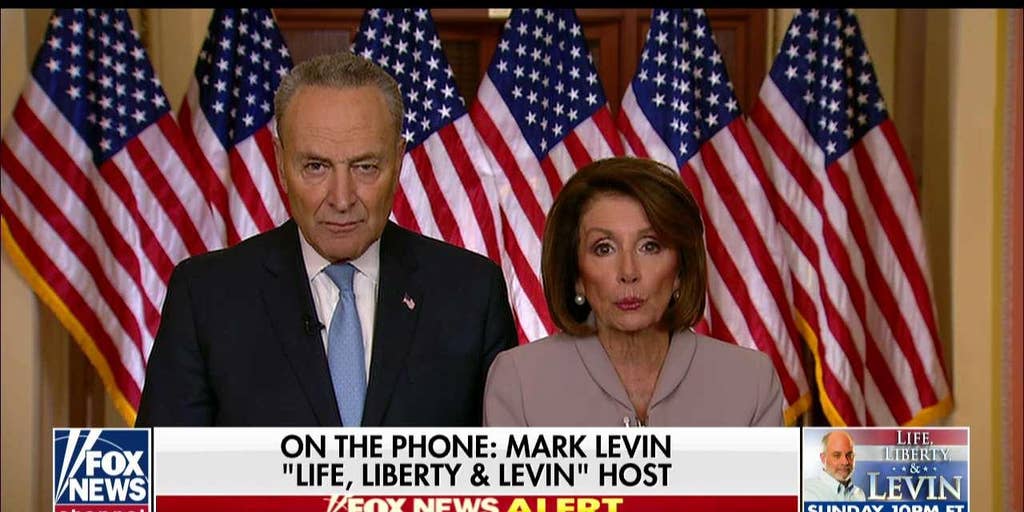 Mark Levin Blasts Pelosi Schumer Response To Trump Fox News Video 