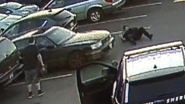 Surveillance Video Shows Teen Suspect Ram Her Car Into