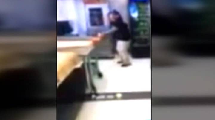 Video appears to show Little Caesars employees playing baseball with pizza dough