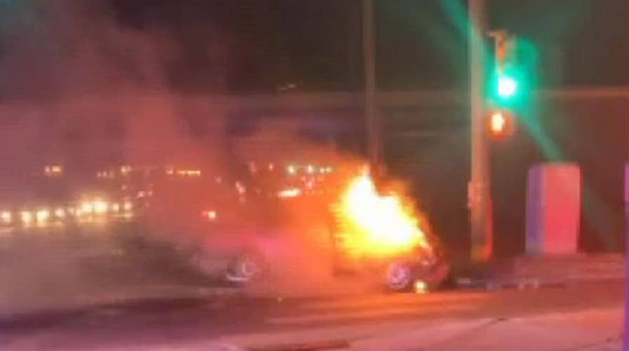 Colorado couple pull driver from crashed car moments before it goes up in flames