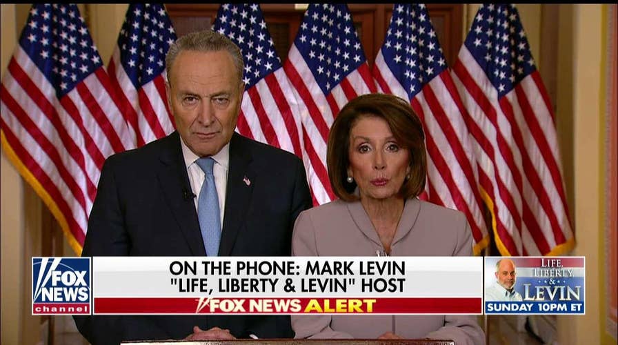 Mark Levin Blasts Pelosi Schumer Response to Trump
