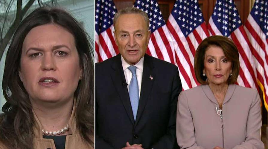 White House on the attack against 'pathetic' Democrats for their response to President Trump's border security address
