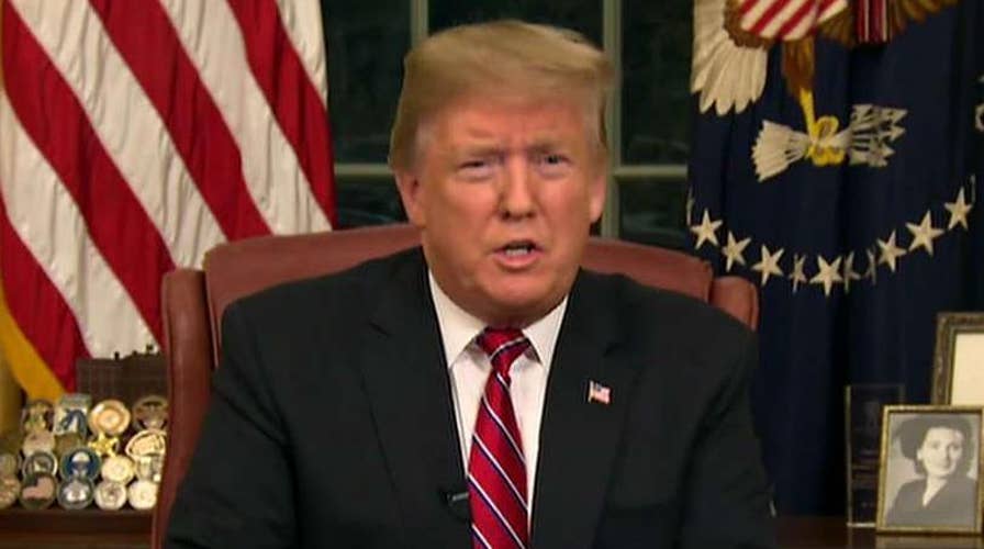 President Trump's prime-time Oval Office address on border wall sparks strong media reaction