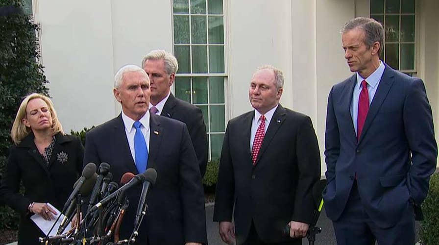 Republican leaders 'clarify' Democrats' characterization of White House meeting, say Dems are unwilling to negotiate