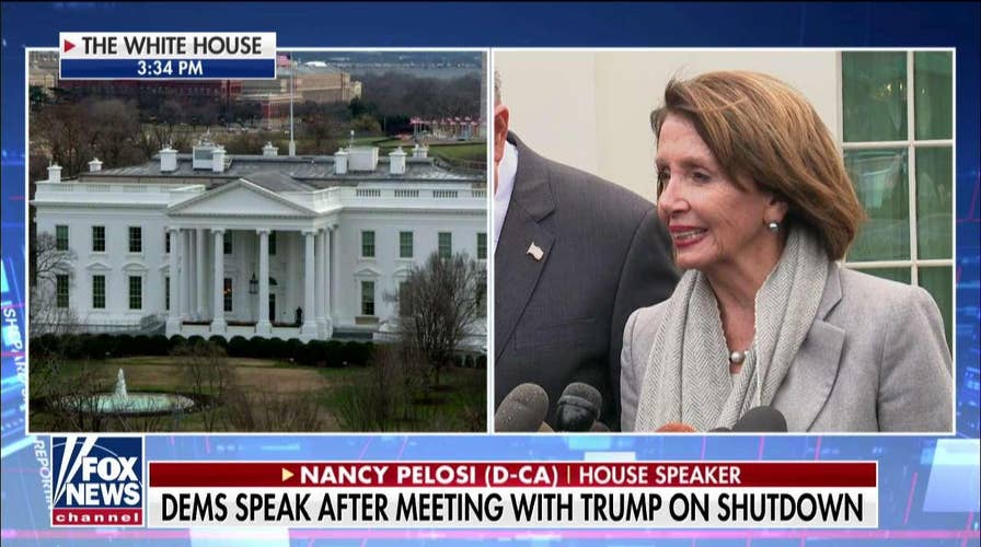 Pelosi Slams Trump on Shutdown