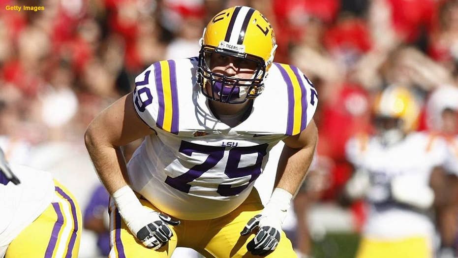 Former Louisiana State University lineman was shot by his dog while duck hunting
