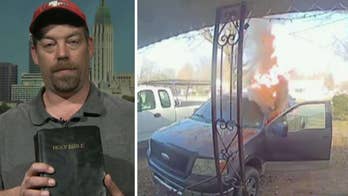'Thank you, Jesus': Man's truck goes up in flames but Bible left inside was unscathed