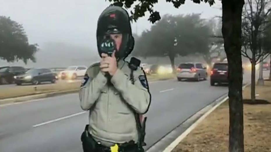 Texas police use cardboard cutouts in attempt to crack down on speeding drivers