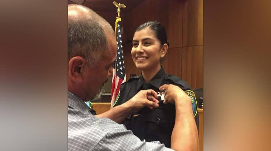 Officer gunned down while investigating 3-car crash