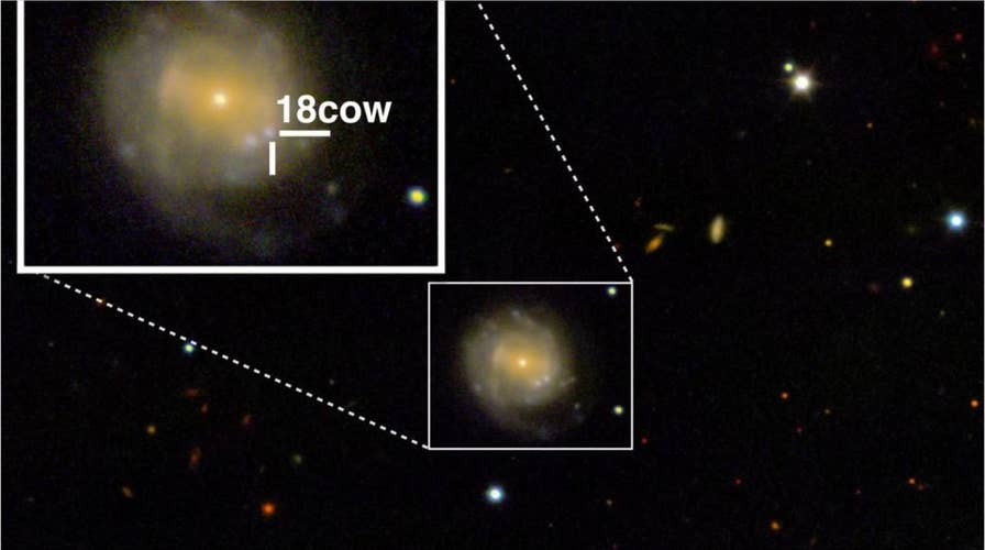Exploding 'cow' seen in space might be first black hole birth ever seen