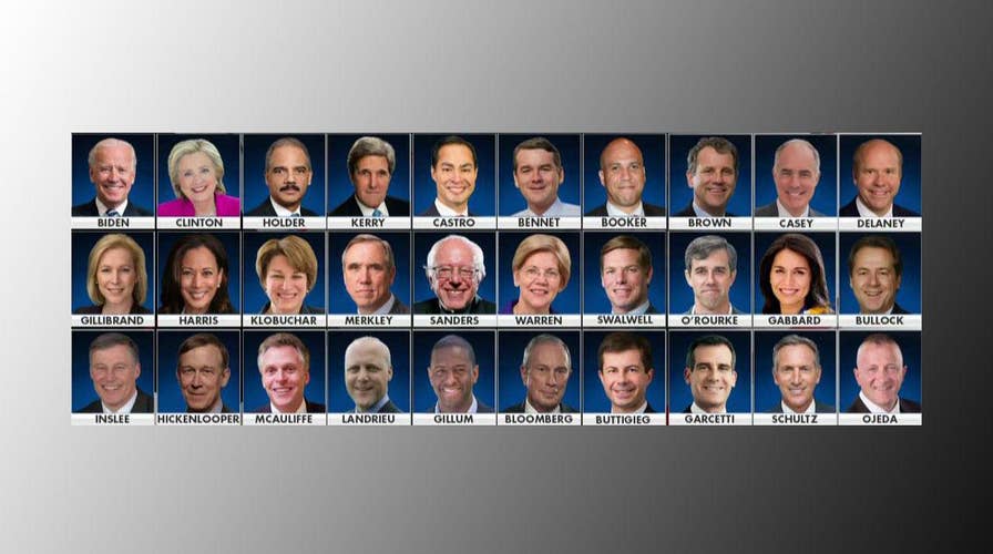 The 2020 presidential Democratic field is getting crowded with several announcements: Who will emerge on top?