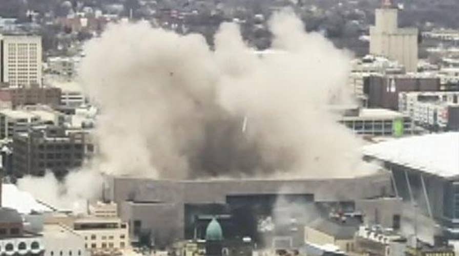 Wisconsin's Bradley Center implodes as part of its ongoing demolition