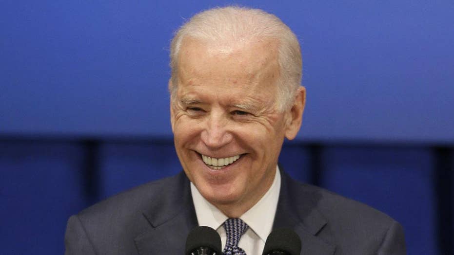 biden strikes contrast with