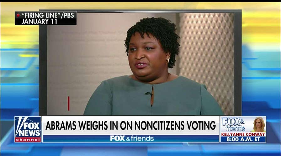 Democrat Stacey Abrams 'Wouldn't Oppose' Non-Citizens Voting in Local Elections