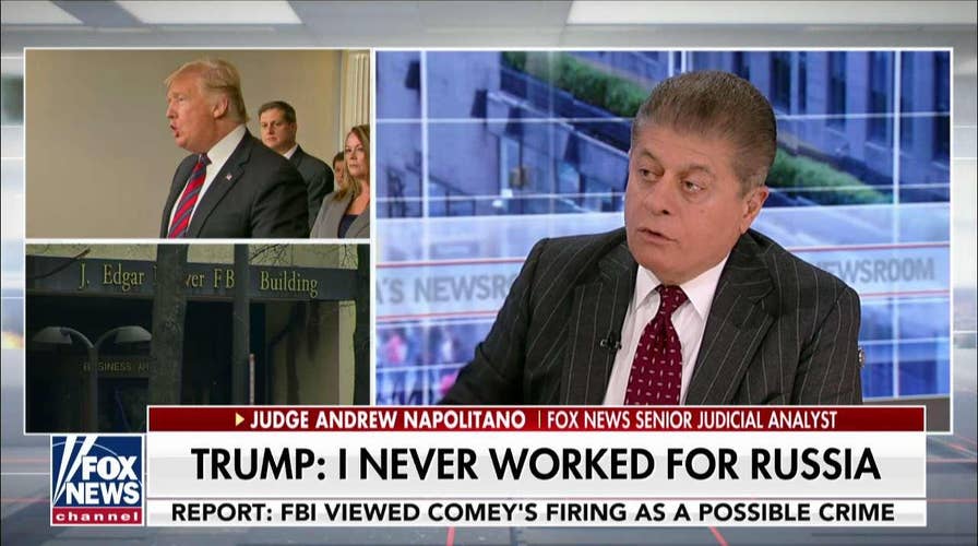 Napolitano: historic abuses of FISA law used to interfere in Trump presidency.