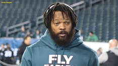 Philadelphia Eagles' Michael Bennett confronts cameraman after loss