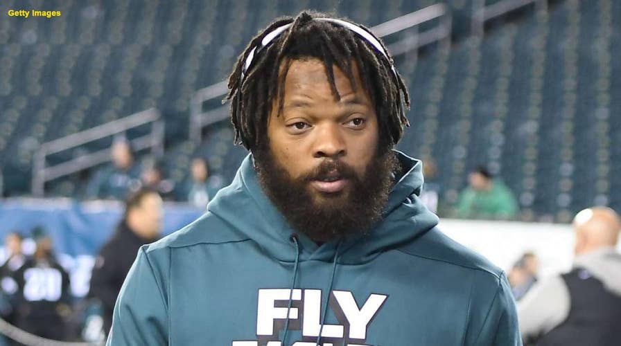 Caught on tape: Philadelphia Eagles' star Michael Bennett apparently angry at cameraman after loss to New Orleans