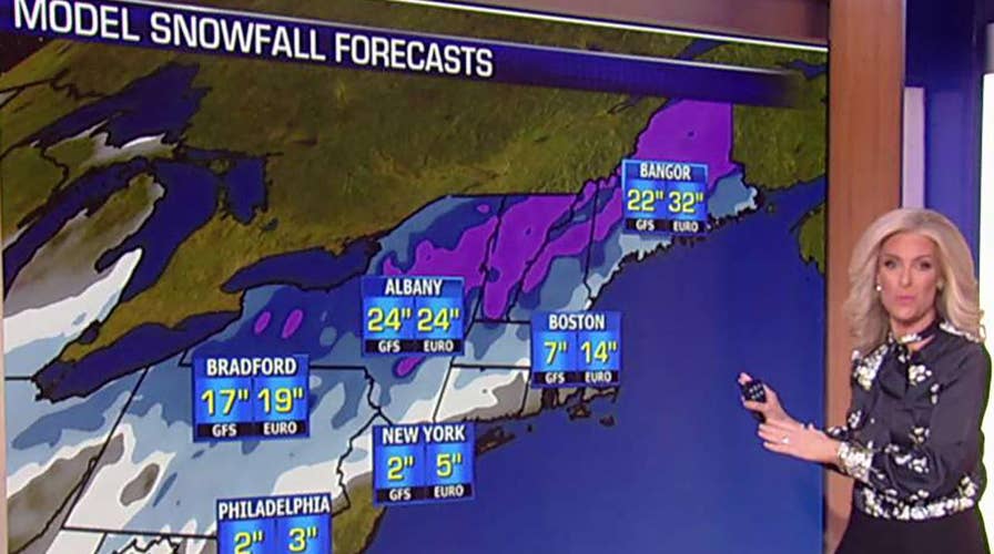 Heavy snow forecast for Northeast this weekend