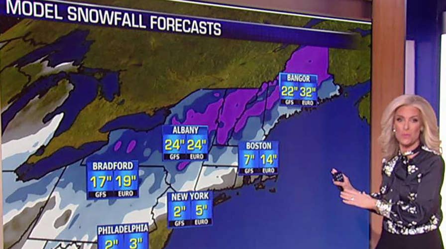 Heavy snow forecast for Northeast this weekend