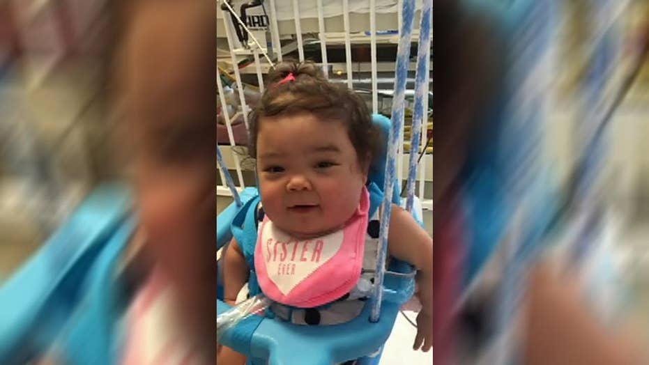 Baby born 3 years ago has gone home from hospital at last
