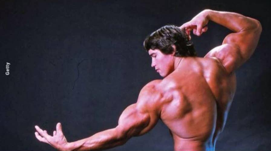 Arnold Schwarzenegger’s son recreates his father’s iconic bodybuilding pose