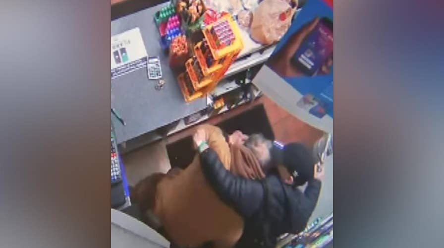 Clerk robbed, brutally attacked by 3 males with handgun