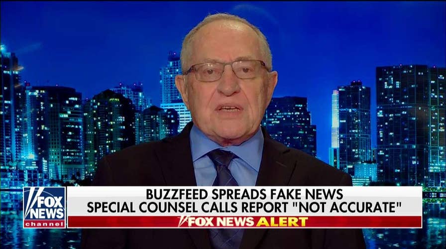 Alan Dershowitz Blasts Disputed Buzzfeed Report