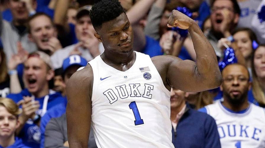 Duke freshman Zion Williamson throws down incredible dunk