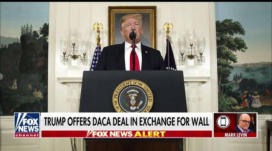 Levin Praises Trump Over No-Amnesty Border Wall Proposal: 'He's Not a Fool'