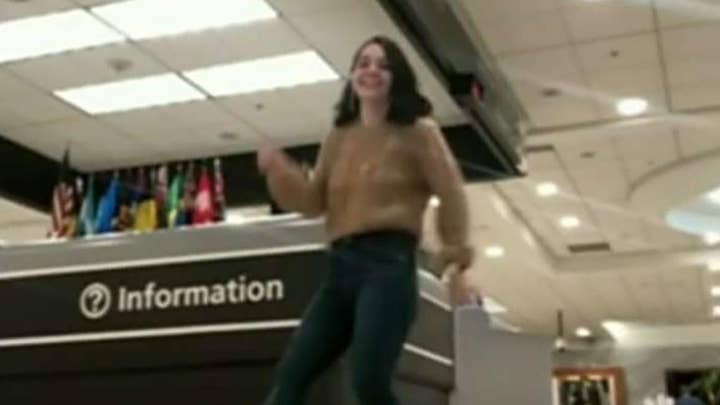 College student delayed at Atlanta airport goes viral with dance video to Hall and Oates hit