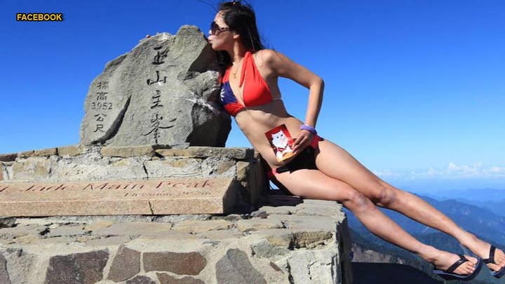 'Bikini climber' reportedly freezes to death after falling off mountain in Taiwan