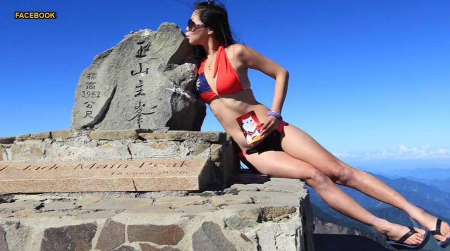 Bikini climber reportedly freezes to death after falling off