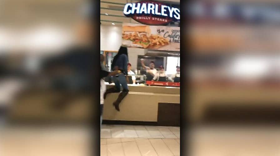 Fight breaks out at Charley's Philly Steaks restaurant in Texas food court