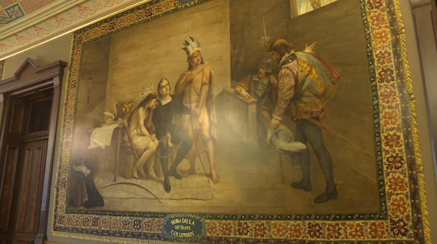 Notre Dame to cover Christopher Columbus murals