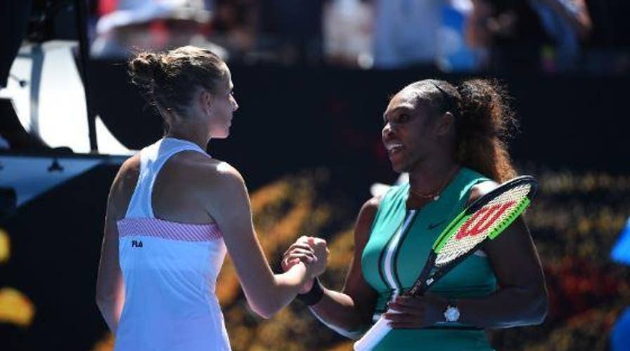 Serena Williams twists ankle, drops Australian Open match to Karolina Pliskova