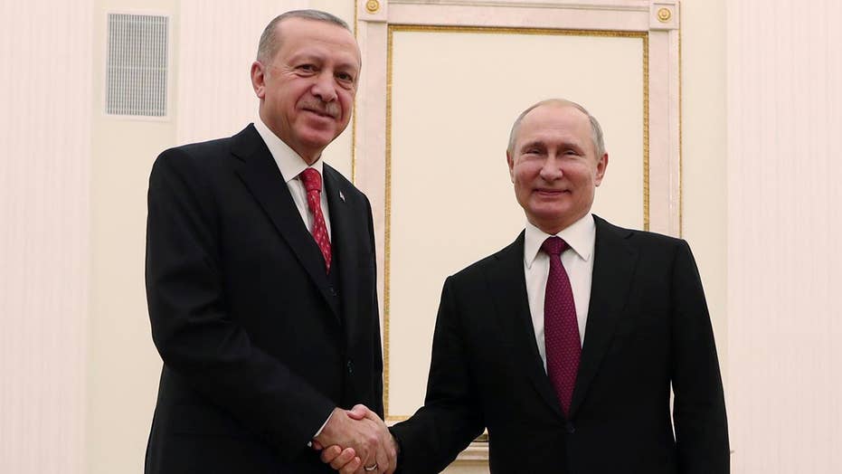 Putin, Erdogan discuss Syria in Kremlin meeting