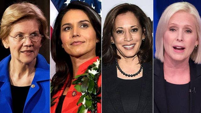 Historic number of women aim for White House