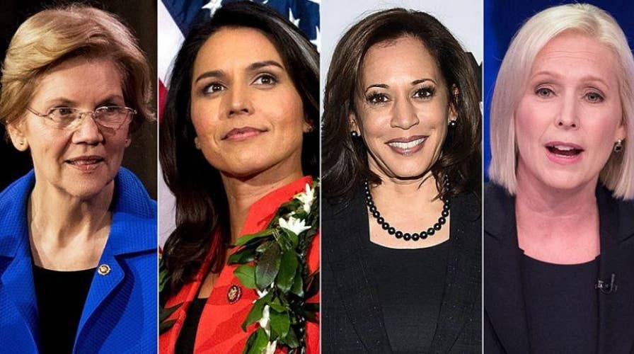 Historic number of women aim for White House
