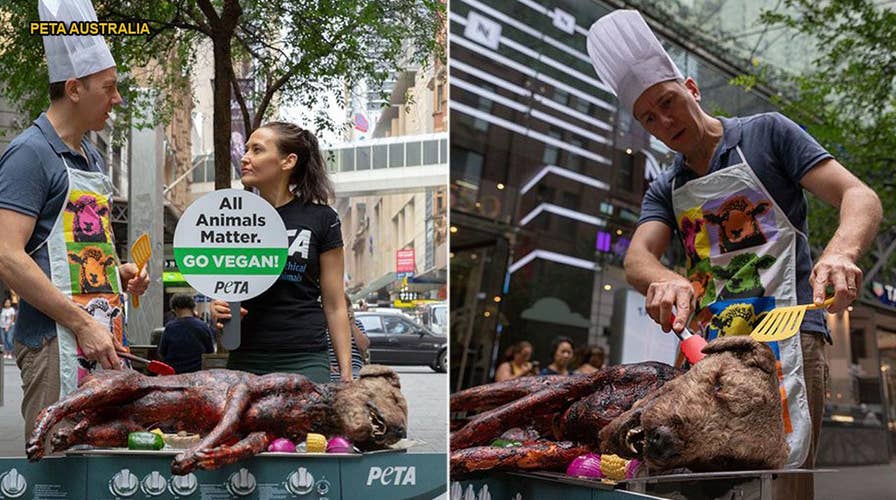 GRAPHIC PHOTO WARNING: PETA 'grills' dog in disturbing vegan promo