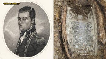 Lost remains of explorer credited with naming Australia discovered near London railway station