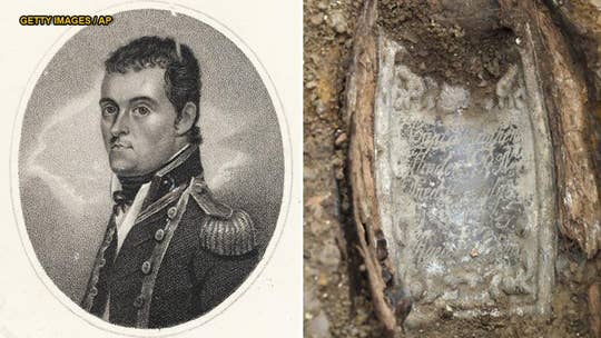Lost remains of explorer credited with naming Australia discovered near London railway station