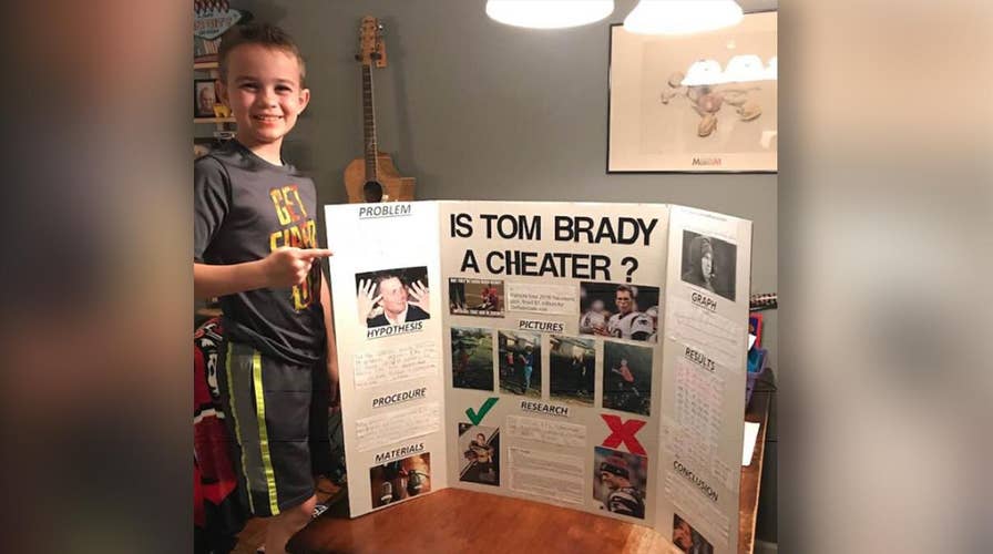 Boy wins science fair with project proving Tom Brady is a cheater